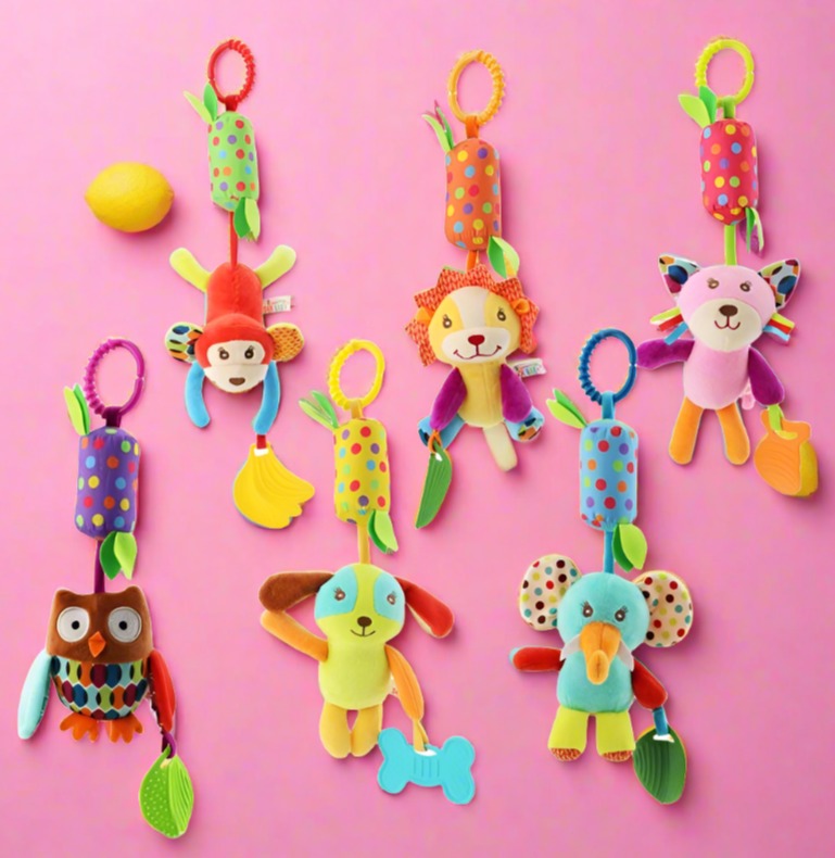 Baby Wind Chime Toy Car Hanging Plush Toy