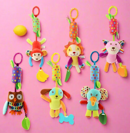 Baby Wind Chime Toy Car Hanging Plush Toy