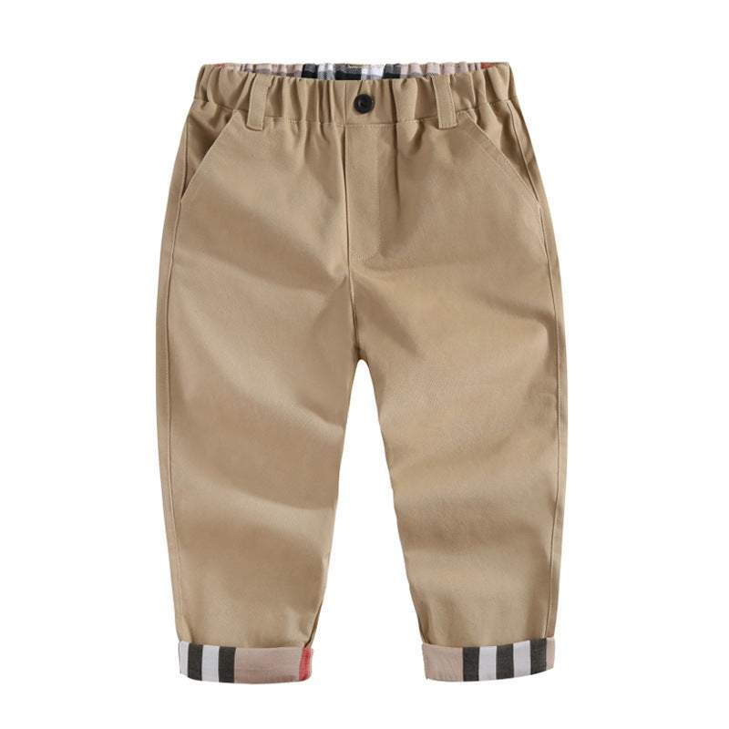 Children's High Quality Cotton Casual Pants