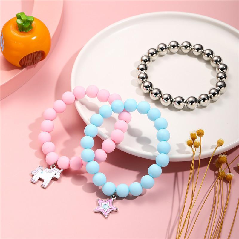 Children's Candy-colored Beaded Bracelet