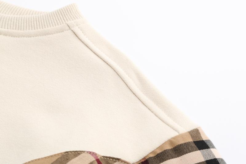 Children's Plaid Cotton Sweatshirt Pullover