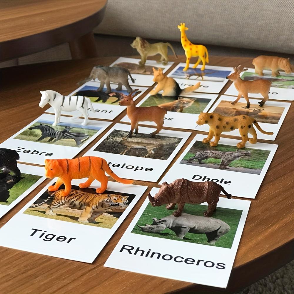 Montessori Animal Matching Card Cognitive Kids Educational Toy