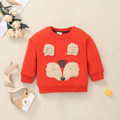 Children's Wear Fox Style Set Long Sleeve Pullover