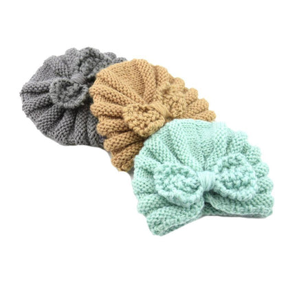 Children's Bow Wool Hat