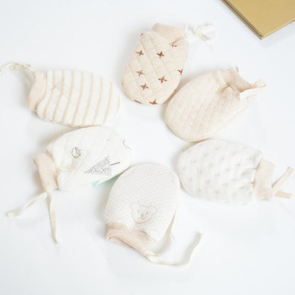 Baby's Thickened Anti-scratch Gloves with Rope