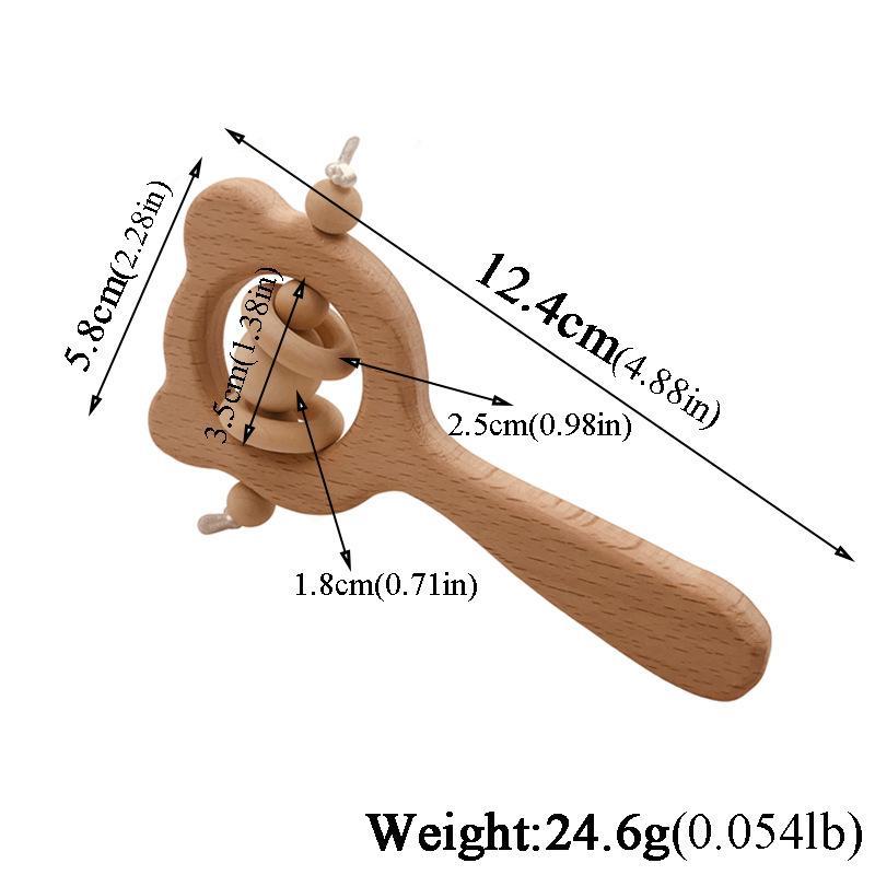 Beech Bear Hand Rattle Baby Toy