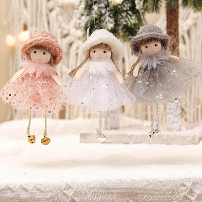 Festive Gift Angel Girl Christmas Tree Hanging Ornament