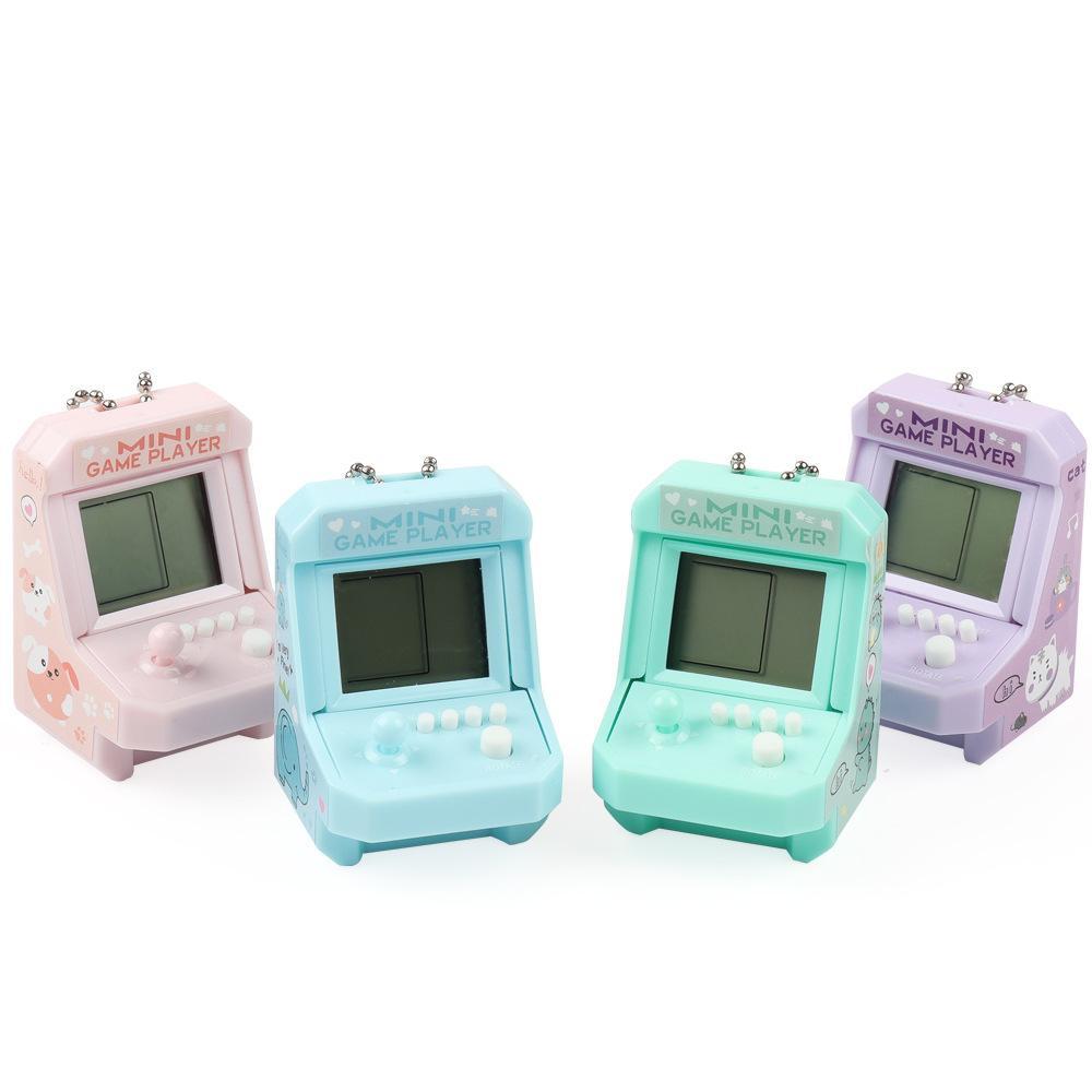 Retro Handheld Arcade Game Machine Keychain
