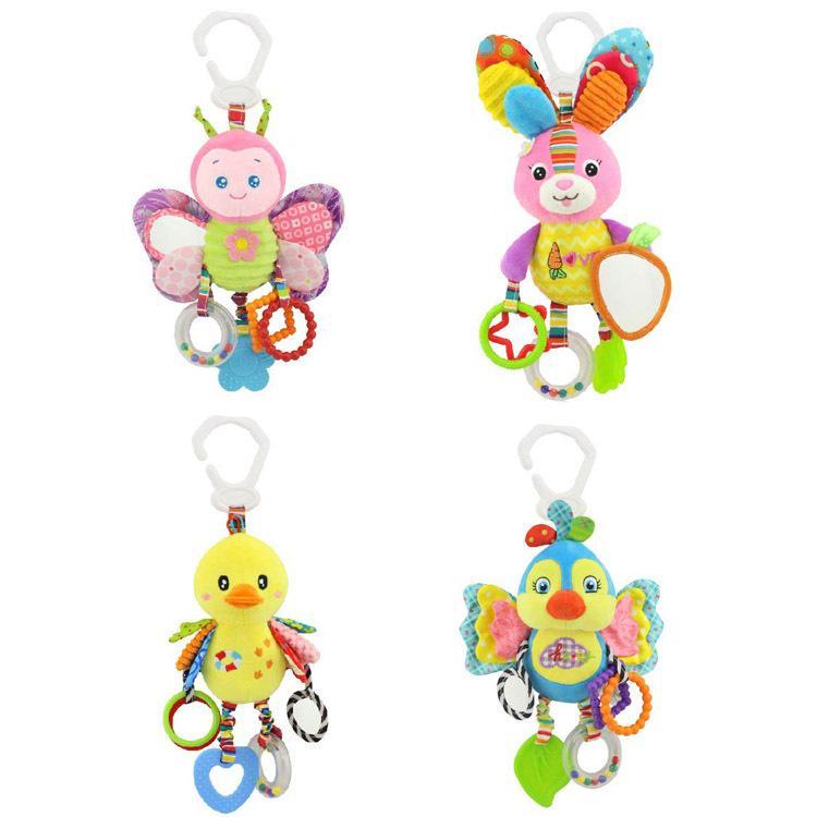 Baby Bed Animal Rattle Plush Toy