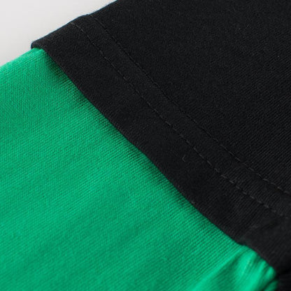 Children's Fake Two-Piece Long Sleeve Crewneck Tee