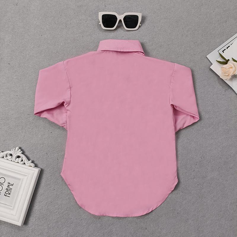 Girls' Dress Long Sleeve Shirt