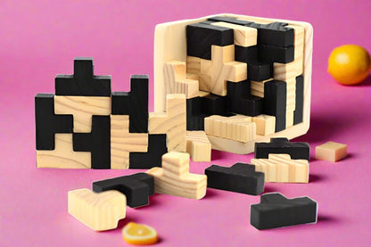 Educational Toys Wooden Luban Lock Building Block Toys