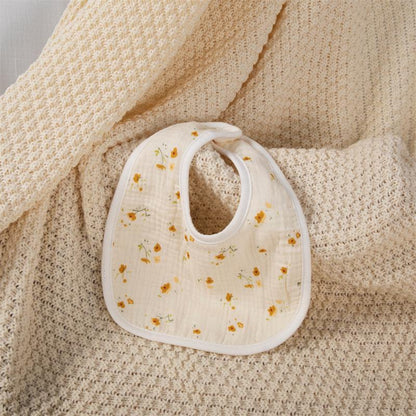 Baby Unisex Rainbow Love heart Polka dots Print Baby Bibs