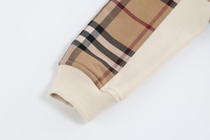 Children's Plaid Cotton Sweatshirt Pullover