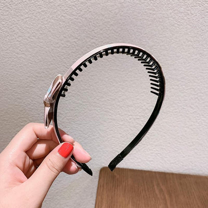 Children's Bow Hair Hoop Toothed Non-slip Hairpin