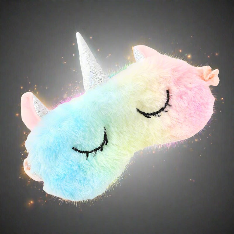 Unicorn Eye Patch Colorful Plush Eyeshade