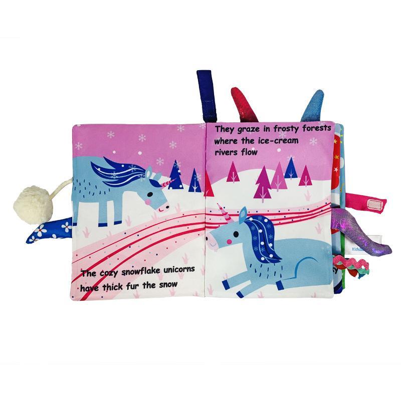 Baby Cloth Book, Stereoscopic Tail Can't Tear Books Toys