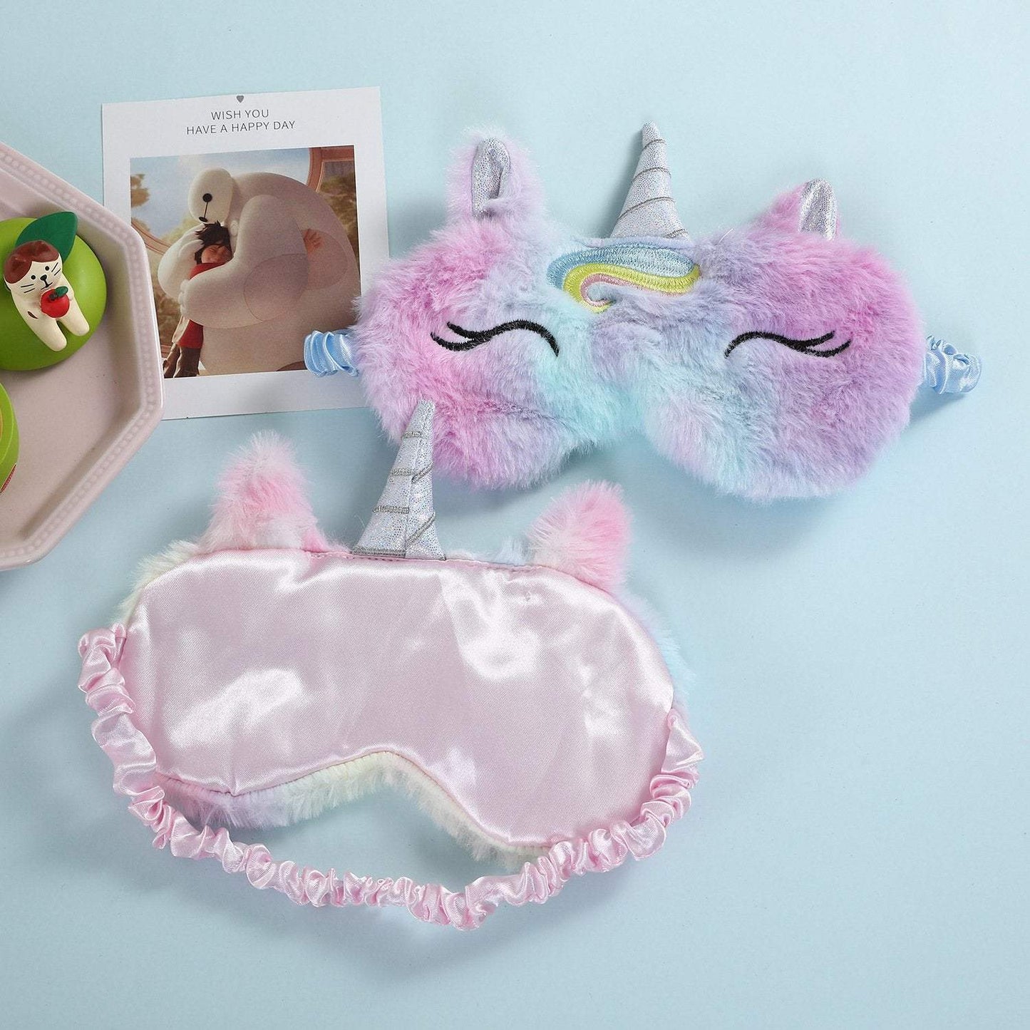 Unicorn Plush Eye Patch Children's Eyeshade