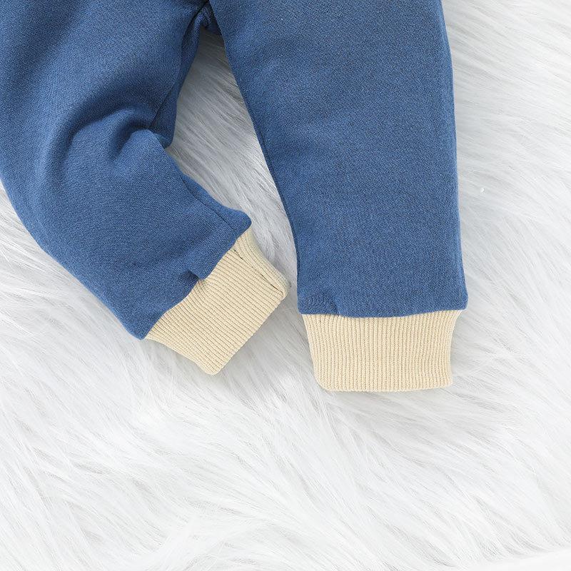 Children's Pullover Long Sleeve Pants Two-Piece Set