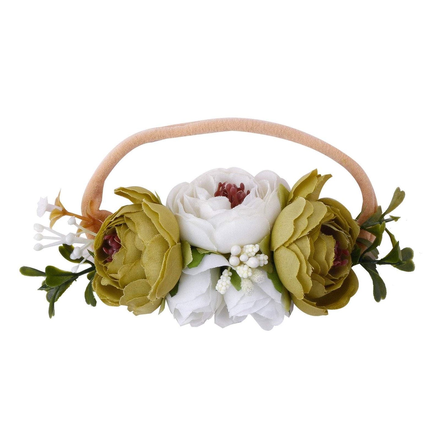 Baby Headband Super Elastic Nylon Flower Hair Band