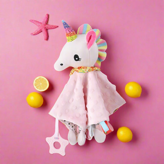 Baby animal card bed hanging towel toy