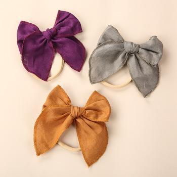 Baby Saliva Towel Nylon Headband Set