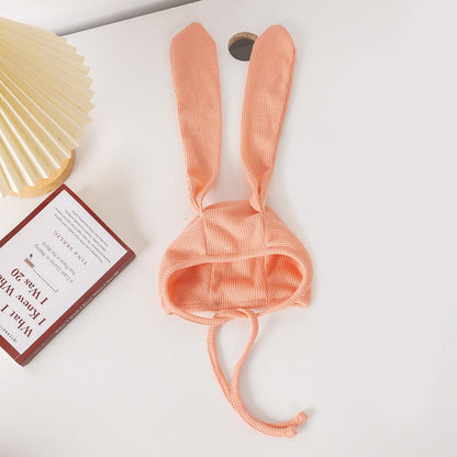 Baby Hat Rabbit Ear Strap Children's Pullover Hat