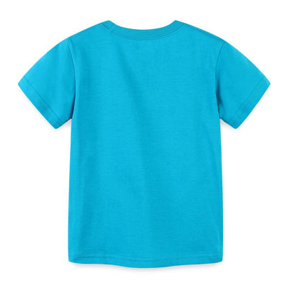 Boys' T-Shirt Medium and small children's printed short sleeved top