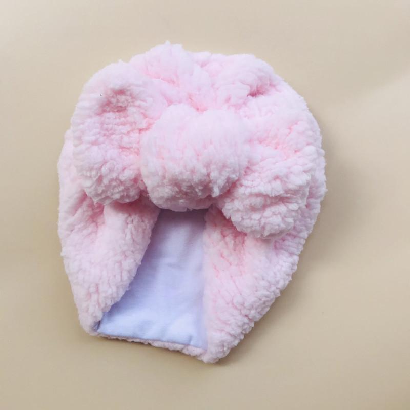 Children's Big Bow Winter Warm Baby Hat