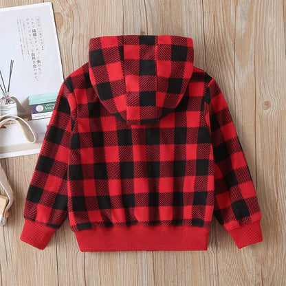 Children's Long Sleeve Zip Hooded Jacket