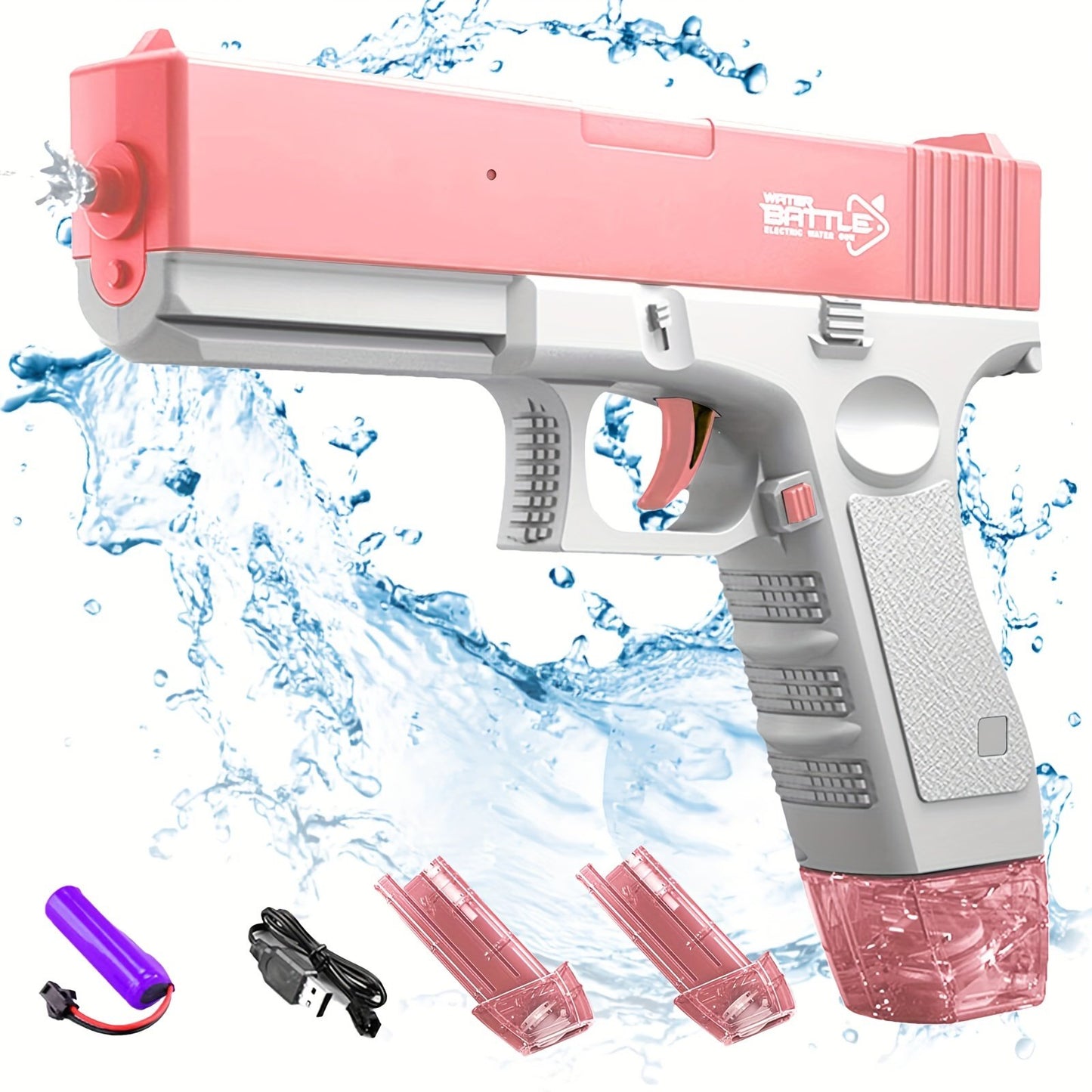 Glock Electric Water Gun High-Quality Rechargeable Kids Toy