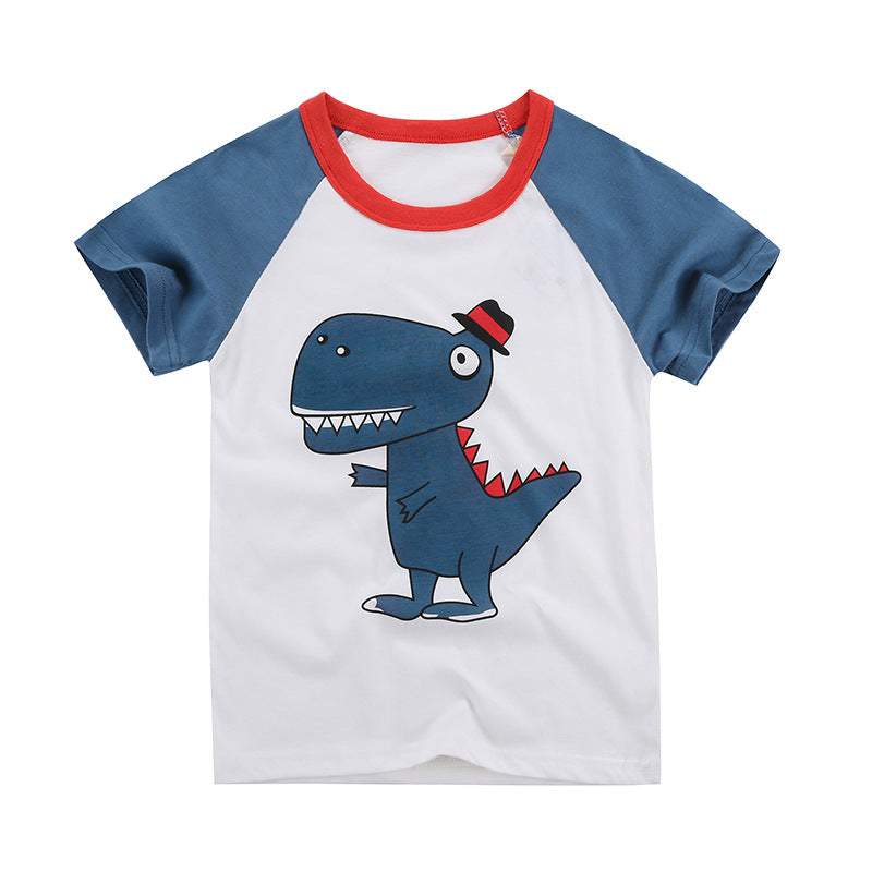 Boys' short sleeve T-shirt cartoon short sleeve