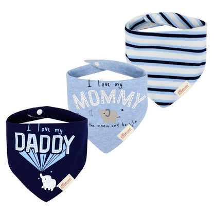 3pcs/set Baby Triangle Bib Saliva towel
