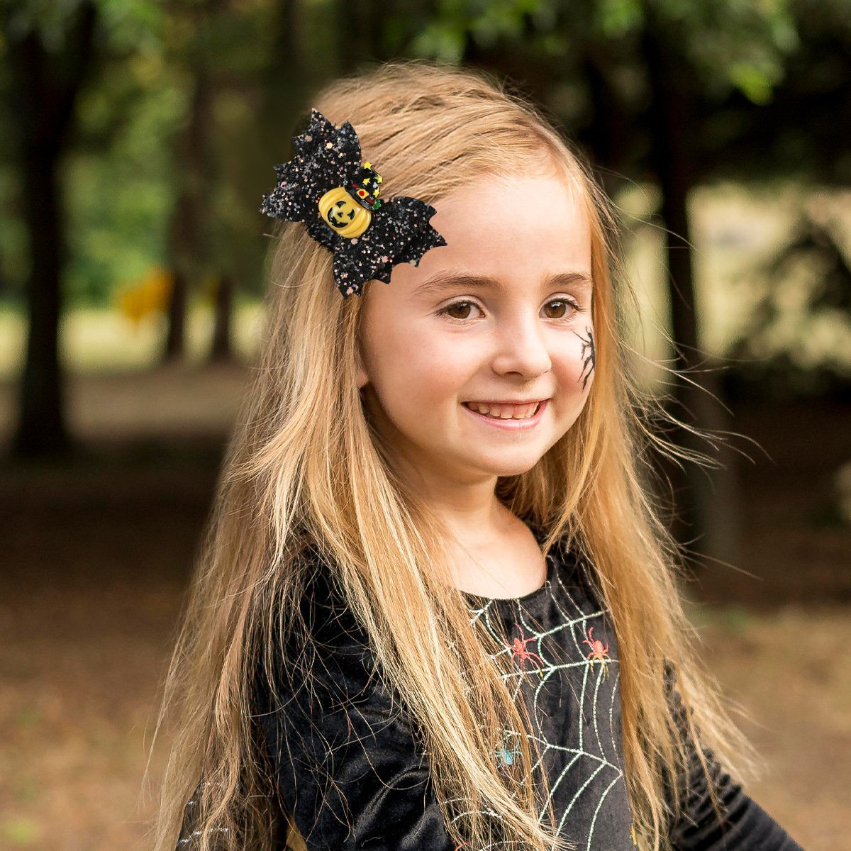 Halloween Bat Wings Children's Hairpin Bow Hair Accessories