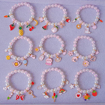 Children's Pearl Bracelet Cute Cartoon Bracelet Accessories