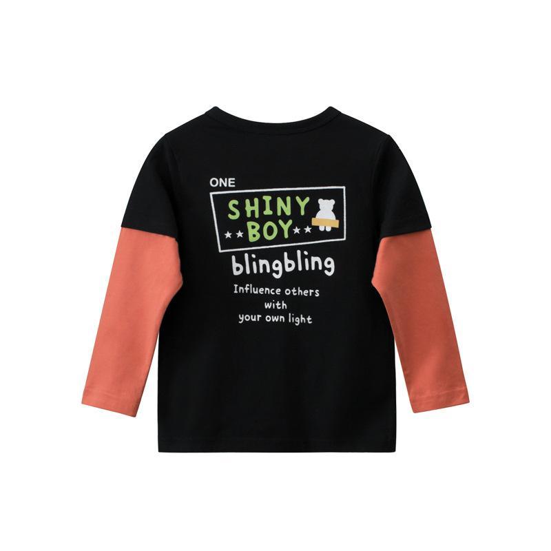 Children's Backing Shirt Baby's Long Sleeve Tee