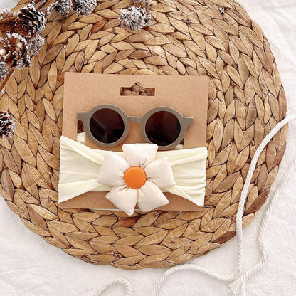 Children's Glasses Set Elastic Hair Band