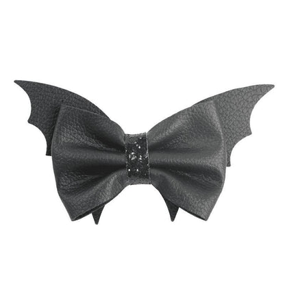 Black Bat Bow Children's Hairpin Halloween Funny Dress Up
