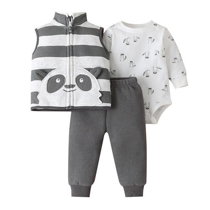 Baby's Coat Three-Piece Climbing Suit