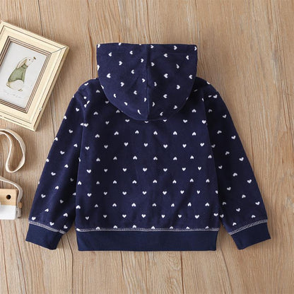 Children's Long Sleeve Zip Hooded Jacket