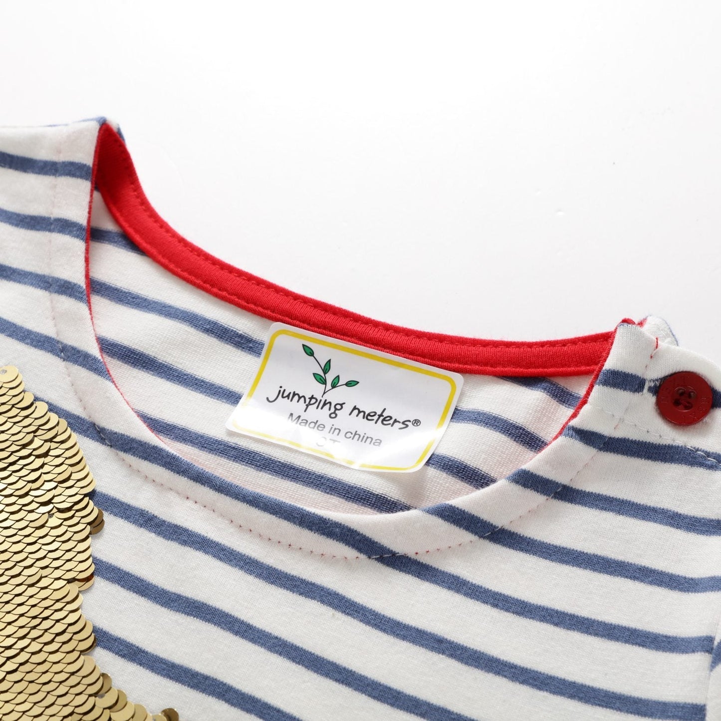 Sequin embroidered girls dress