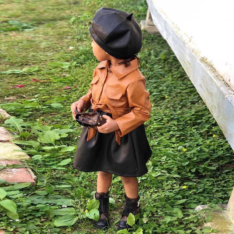 Girls' Kids Faux Leather Dress