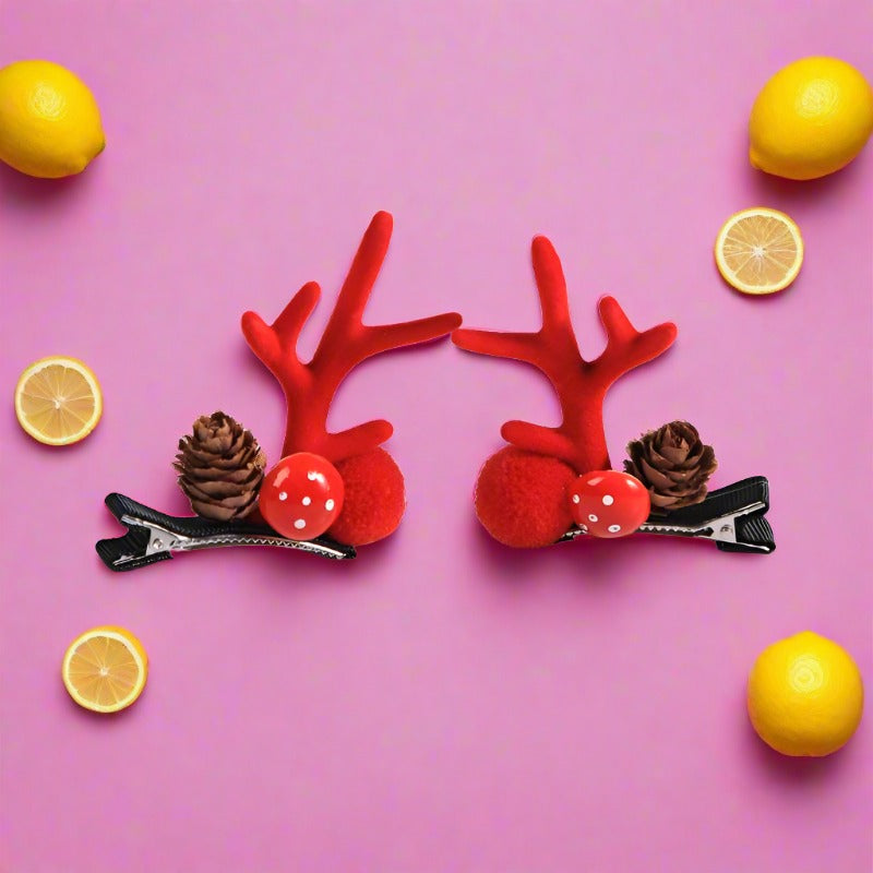 Girl's Hairpin Christmas Style Creative Hair Clip