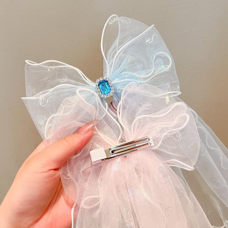 Children's Large Mesh Bow Hairpin
