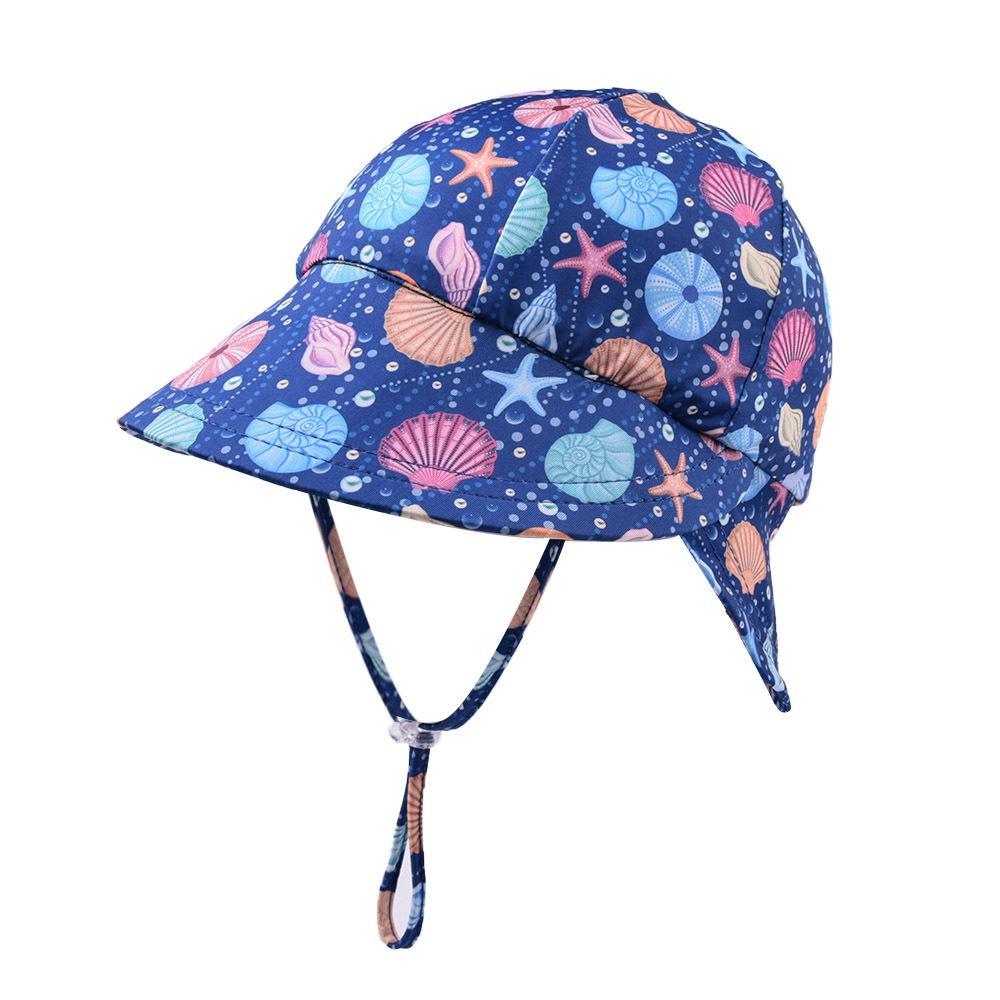 Children's Printed Sun Hat Baby Big Brimmed Sunscreen Hat