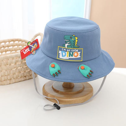 Children's Dinosaur Foot Sunshade Mesh Hat