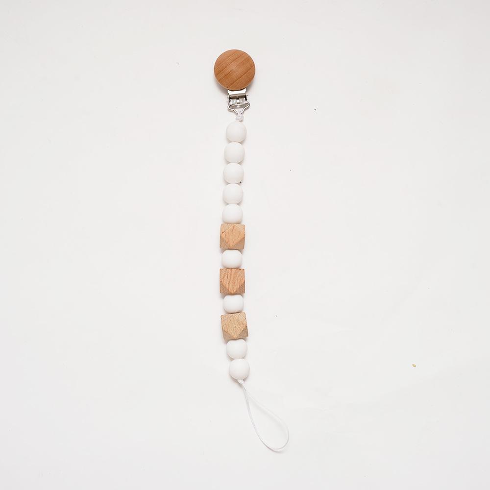Silicone Beech Pacifier Clip Teether Anti-drop Chain