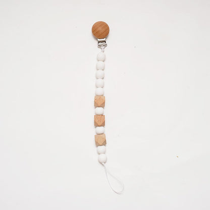 Silicone Beech Pacifier Clip Teether Anti-drop Chain
