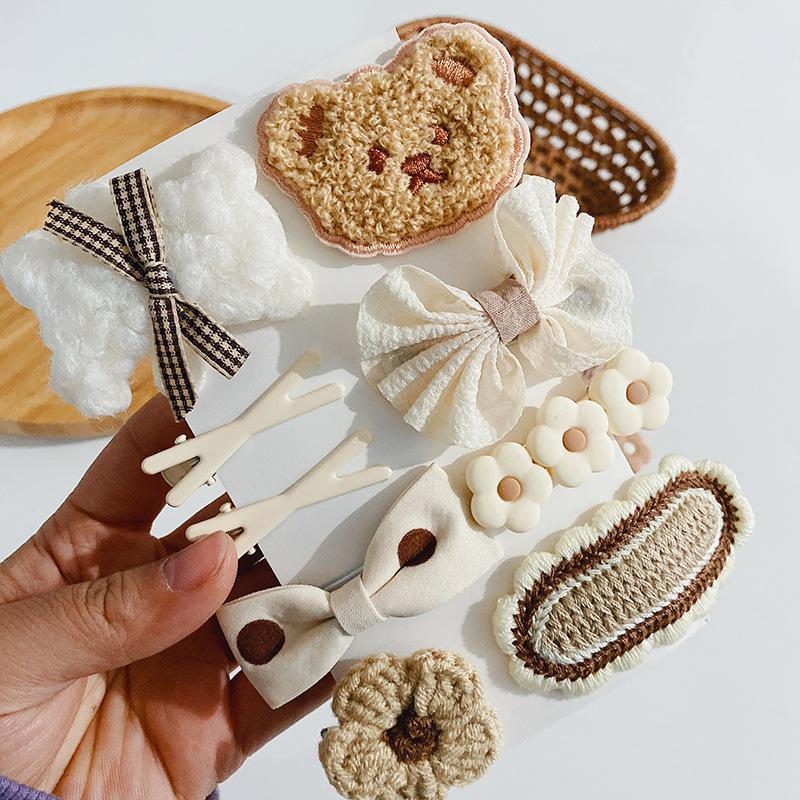 Bear Bow Children's Side Clip Hairpin