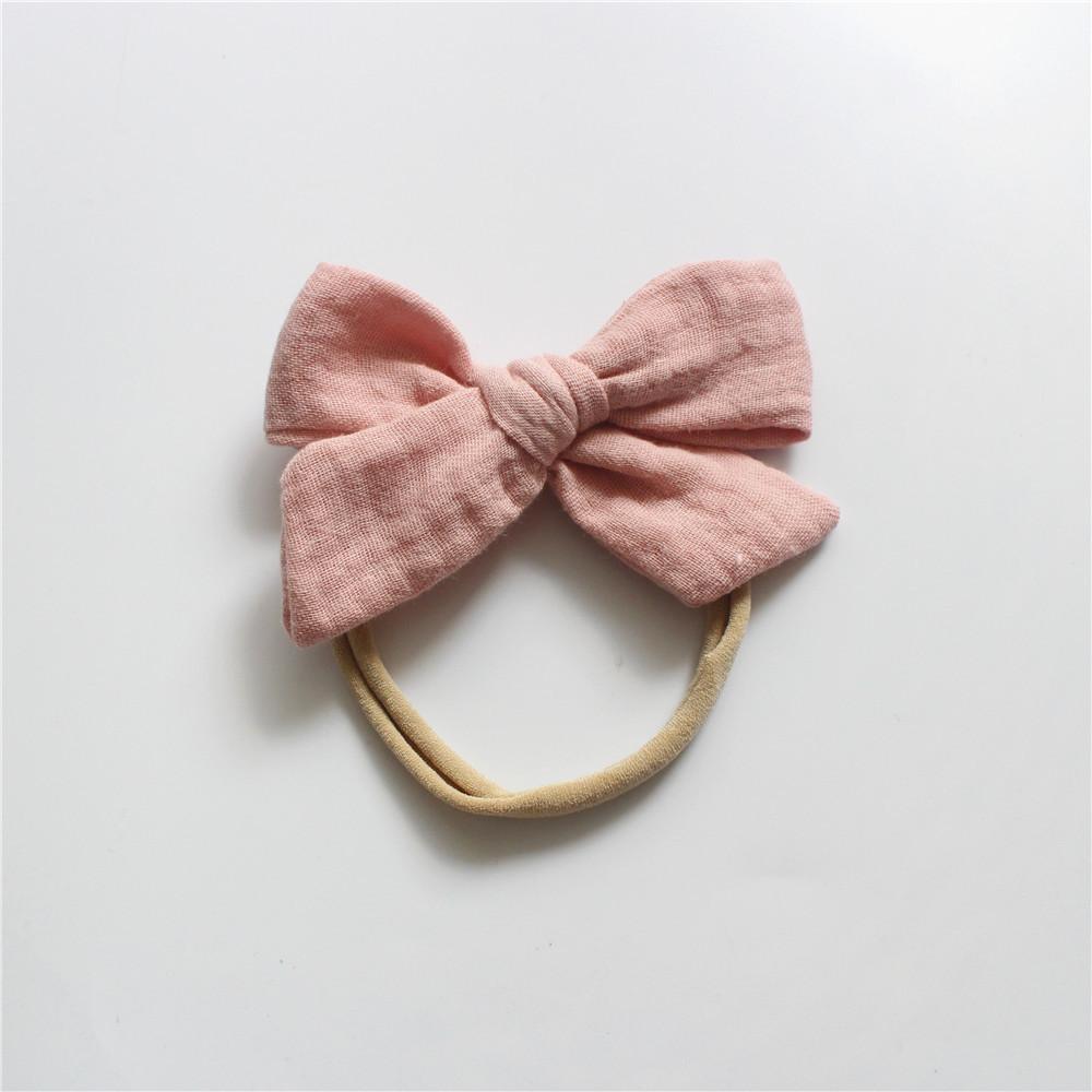 Baby Cotton Gauze Bow Hair Band Children's Hair Accessories